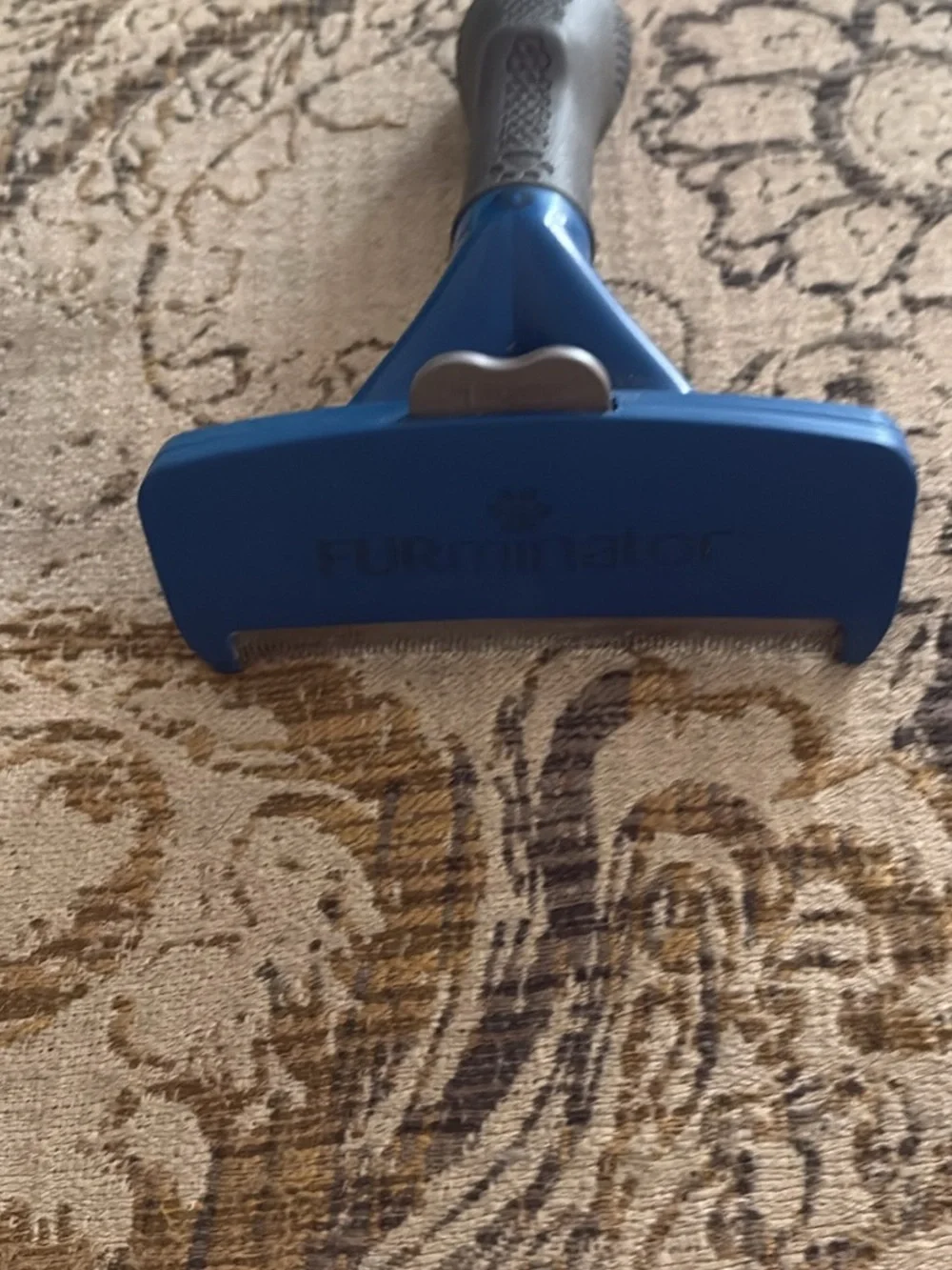FURminator Large Deshedding Tool - Blue and Gray